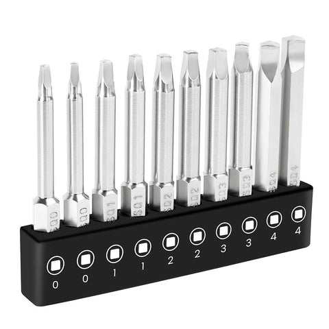 10PC Robertson Square Drill Bits Set-1