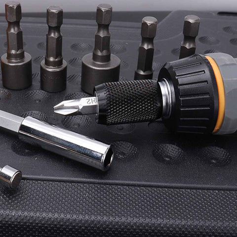 Magnetic Ratcheting Screwdriver Bit Set-4