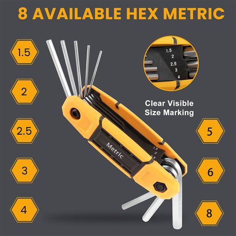 25 pcs Folding Allen Wrench Set-2