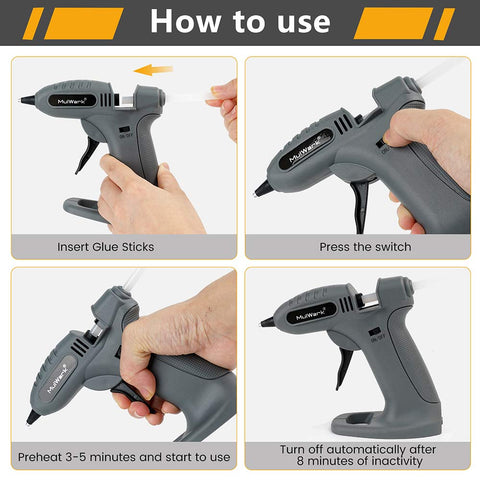 30 Pcs Rechargeable Mini Glue Gun Kit