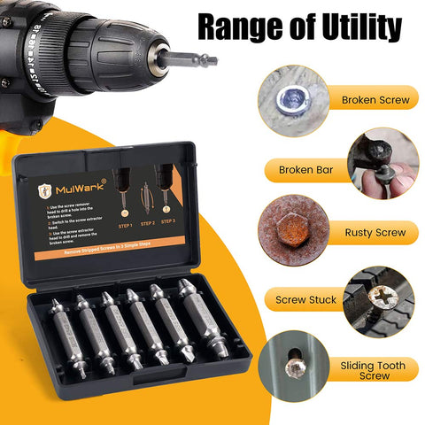 Drill Bit Bolt Extractor Kit