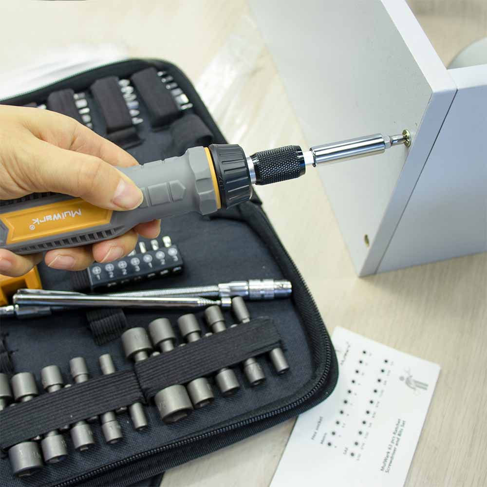 Magnetic Ratcheting Screwdriver Bit Set-3