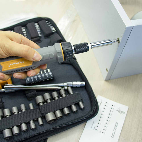 Magnetic Ratcheting Screwdriver Bit Set-3