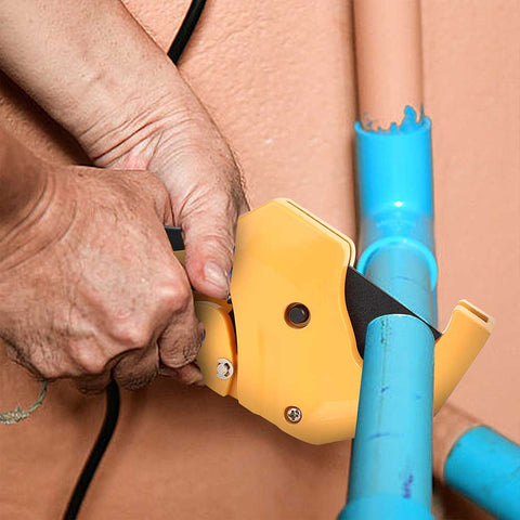 Heavy-Duty PVC Pipe Cutter with Teflon Tape, Cuts up to 1-5/8