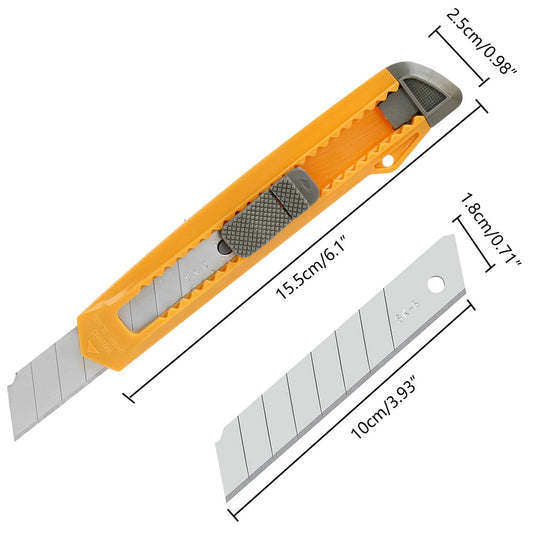 12-Pack 18mm Utility Knife Multi
