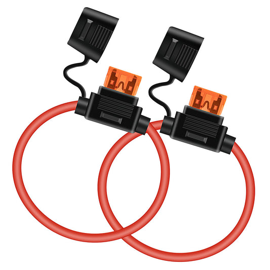 2 Pack 10 Gauge Inline Fuse Holder