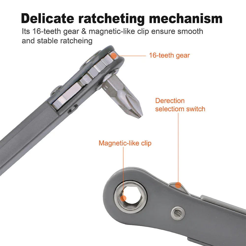 Mini Ratcheting Driver Mulwark 20 pcs Mini Ratchet Set