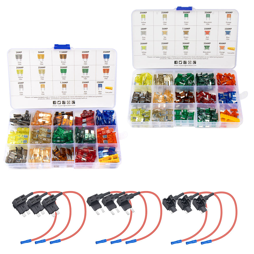 349pc Car Fuses Assortment Kit