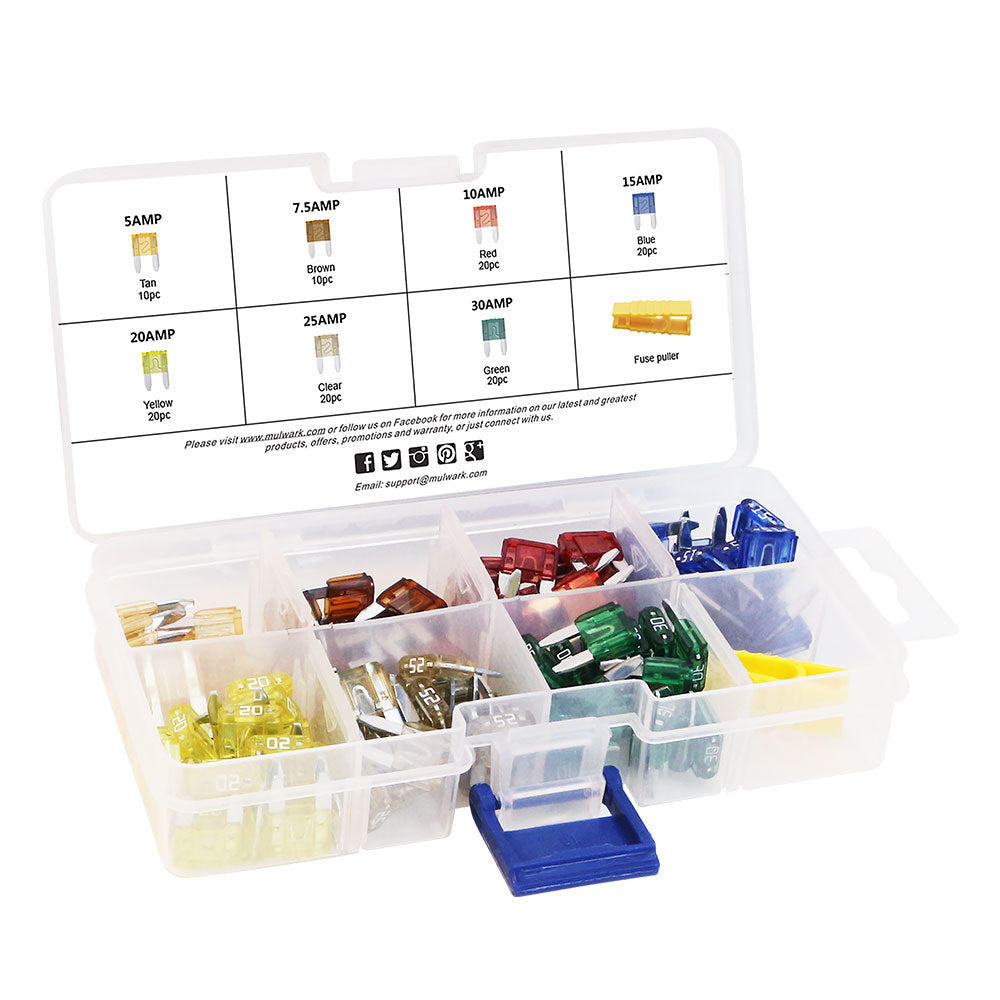 120pc Mini Car Fuse