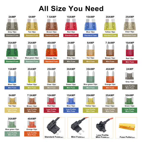 349pc Car Fuses Assortment Kit-1