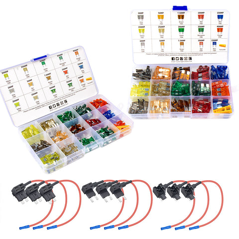 349pc Car Fuses Assortment Kit-4